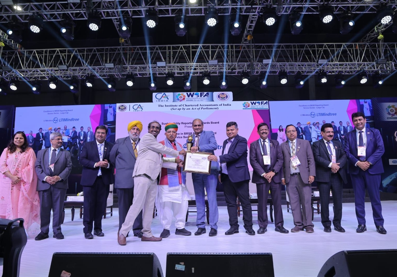 ICAI Sustainability Reporting Awards 2024-25 ceremony photograph 2